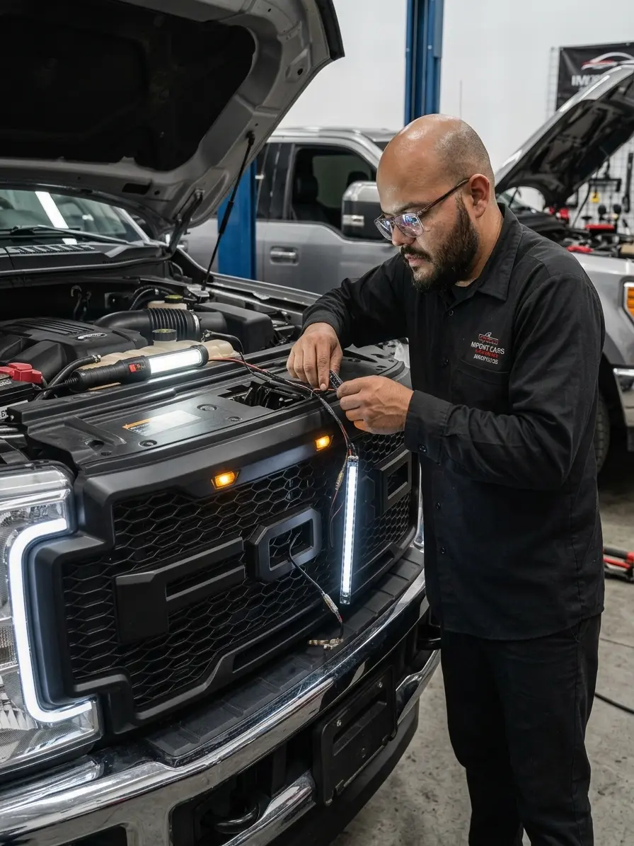Instalación de luces LED para carros en Barquisimeto